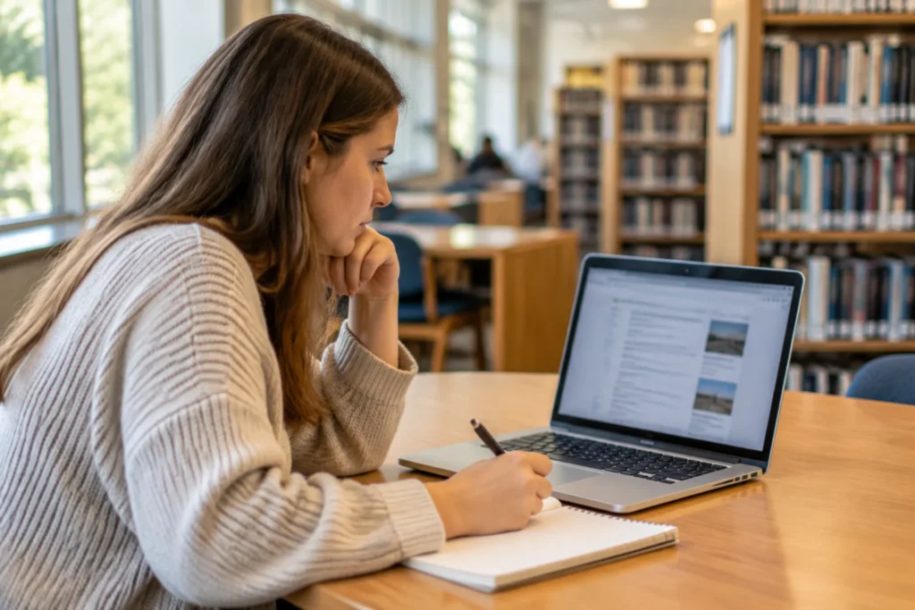 Teacher comparing new teaching opportunities